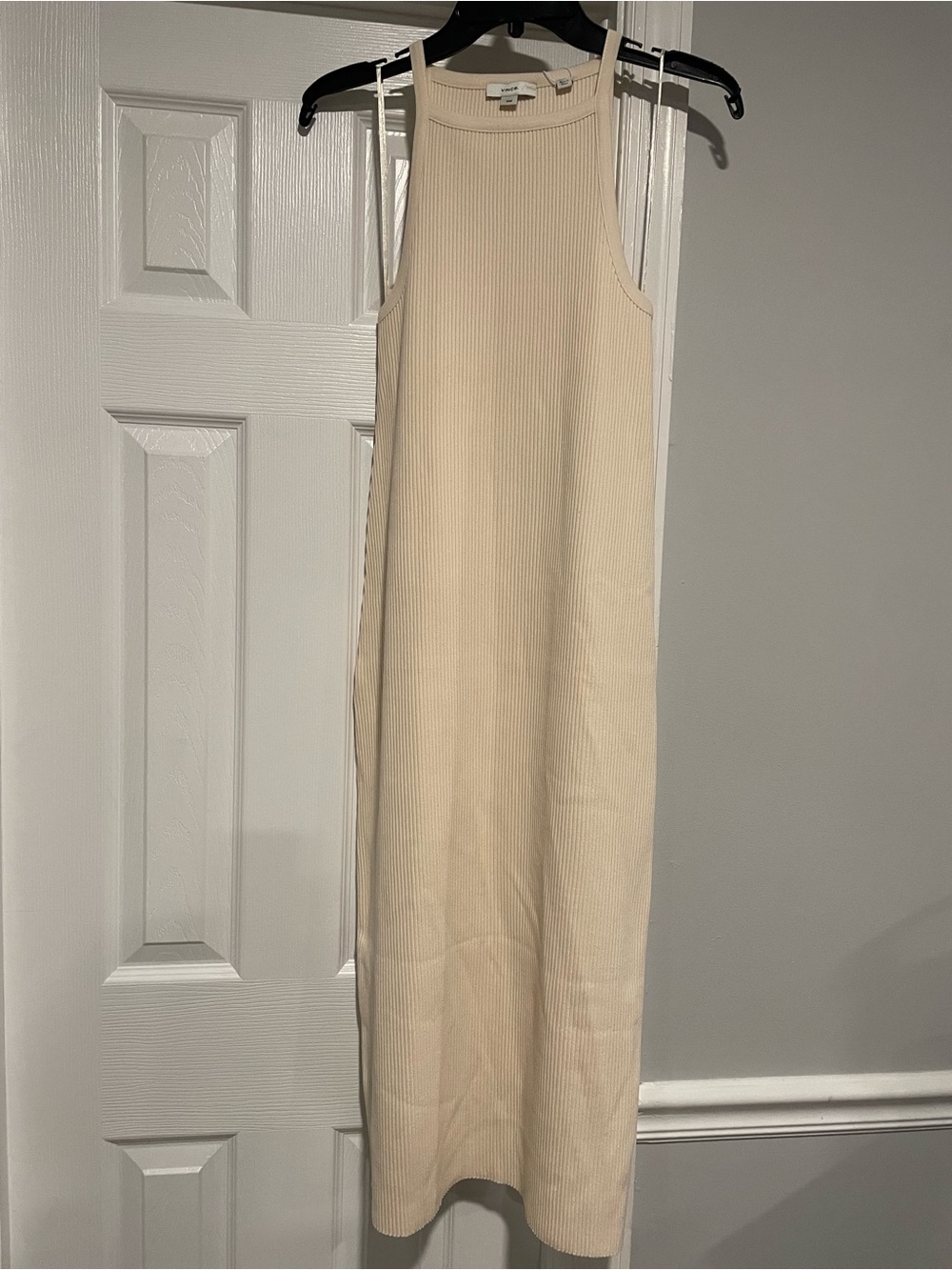 Vince Ribbed Tank Midi Dress - Picture 4 of 6
